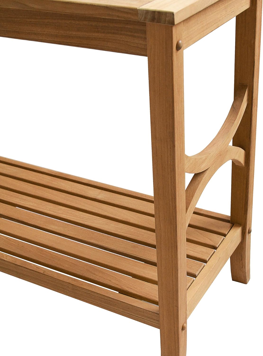 Cambridge Casual Chester Teak Wood Outdoor Console Table – Durable Accent Table for Patio, Deck, Porch and Garden - Perfect for Displaying Plants, Décor, Beverage and Other Outdoor Essential