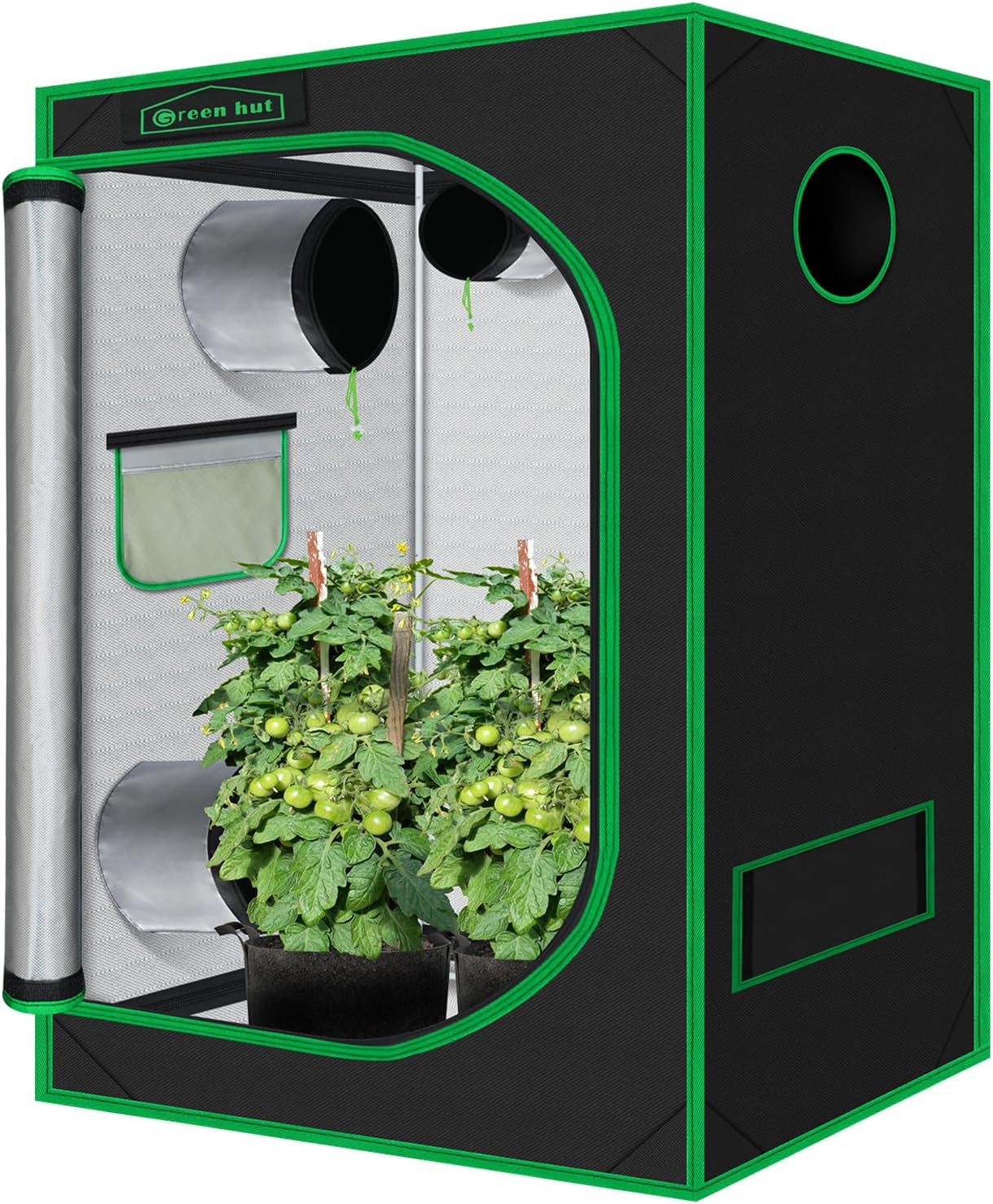 Indoor Grow Tent for Plants 36"x60"x78" Mylar Hydroponic Grow Tents Indoor Grow Room for Plant Fruit Flower Veg with Removable Waterproof Floor Tray