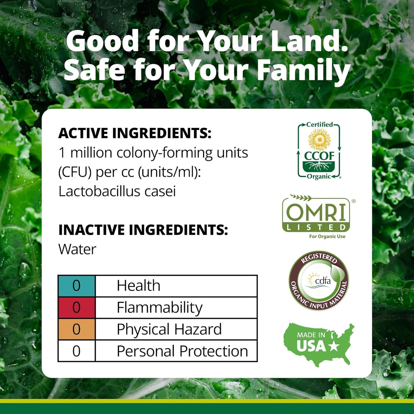 TeraGanix EM-1 Soil Conditioner (1 Btl = 16 Gal), Microbial Inoculant Concentrate, Plant Growth, Root Enhancer, Liquid Probiotic for Soils & Plants, Seed Germination, Garden, Lawn Care (16 fl oz)