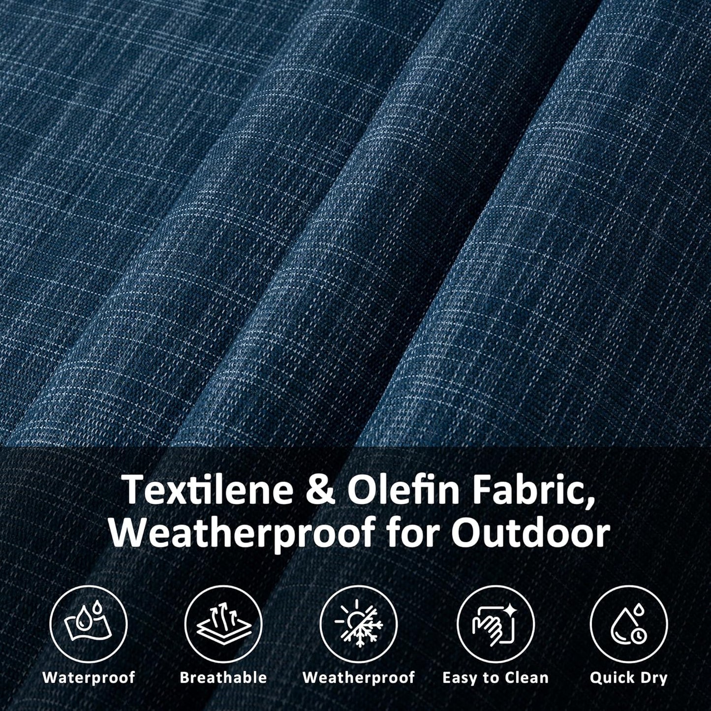 SUNCREAT Hammocks Two Person Tree Hammock, Heavy Duty Curved Bar Hammock for Poolside, Garden, Backyard, Patio, 450lbs Capacity, Navy