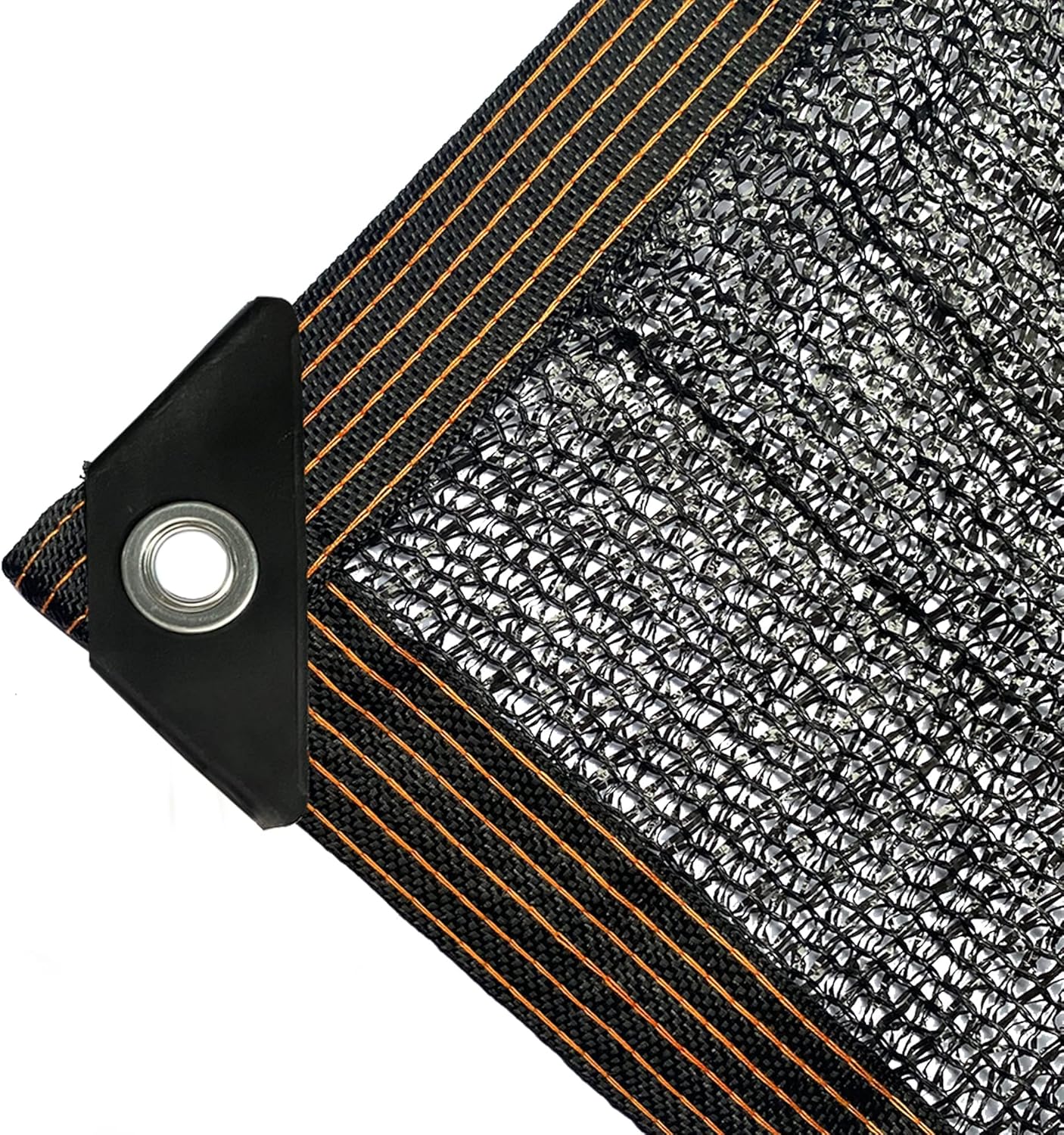 winemana 50% Black Shade Cloth, 8 x 20 FT Durable Mesh Tarp with Grommets, Garden Sunblock Shade Cloth Shading Antifreezing for Plants Cover, Greenhouse, Barns Kennel, Patio, Tomatoes