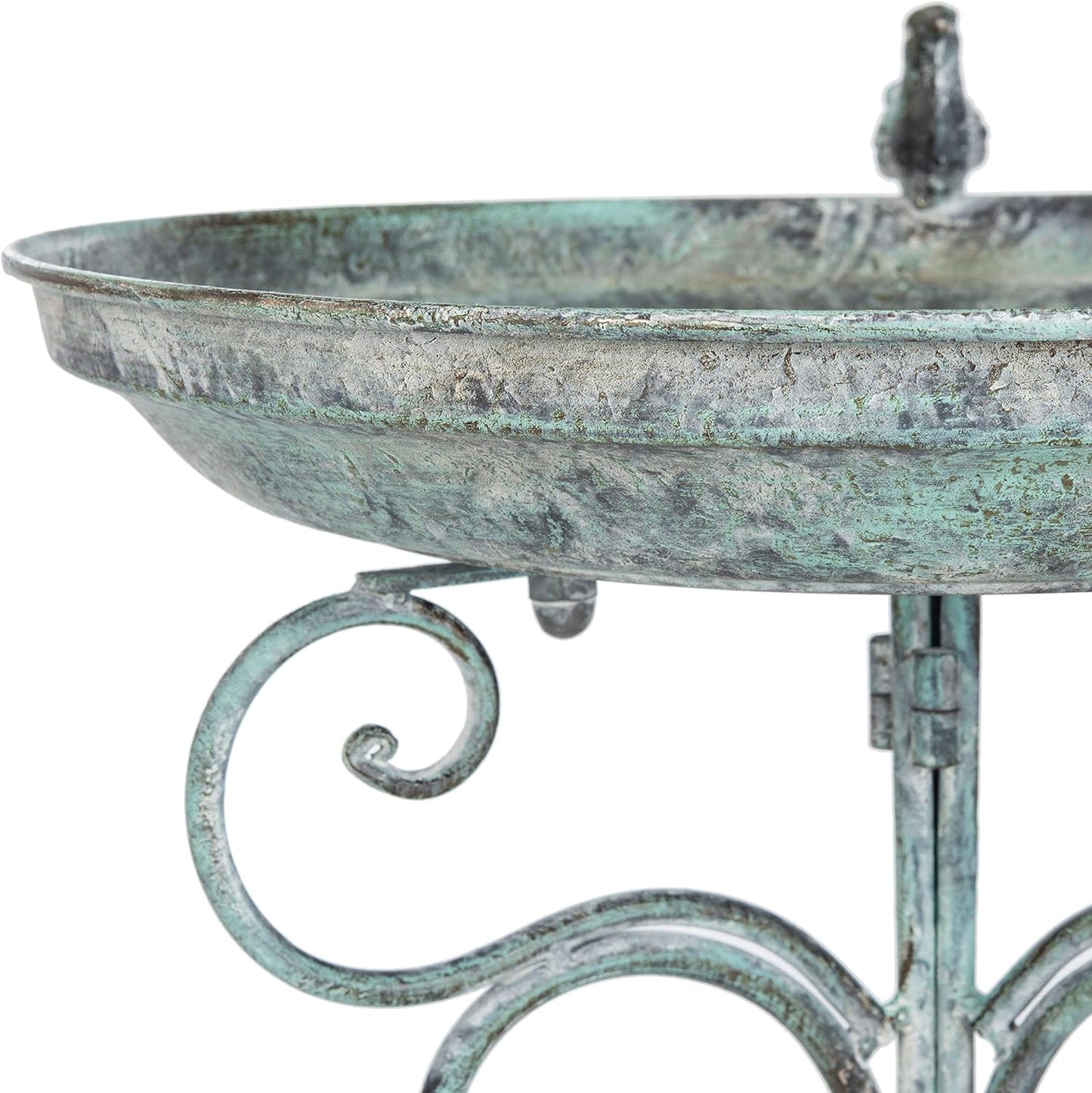 SAFAVIEH PAT5024A Outdoor Collection Ashlan Pearl White 29-inch Bird Bath