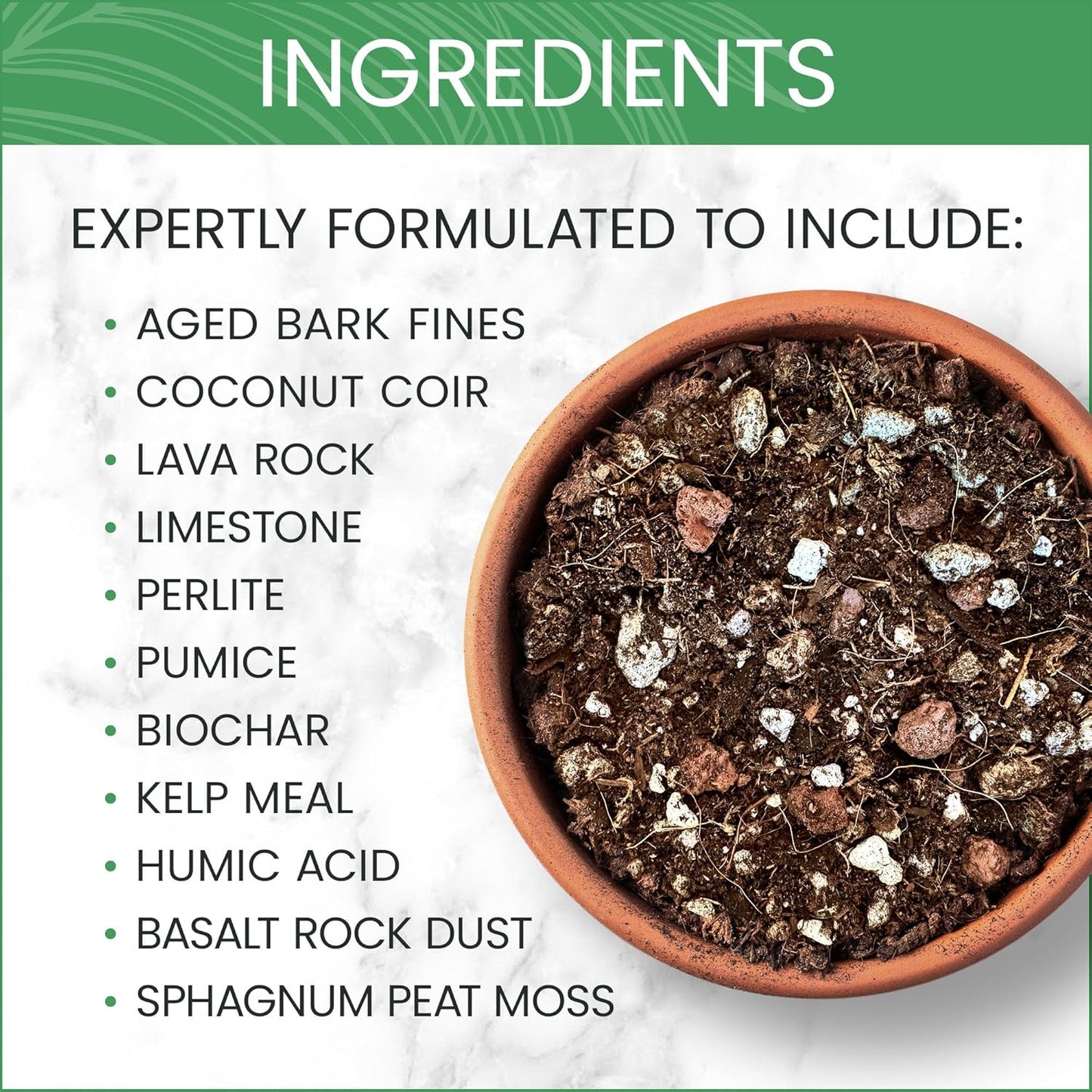 Purived Premium Houseplant Potting Mix | 4 Quarts | Ideal Soil Drainage & Moisture Retention for Indoor Potted Plants | with Kelp, Biochar, Lava Rock & Humic Acid | Made in USA