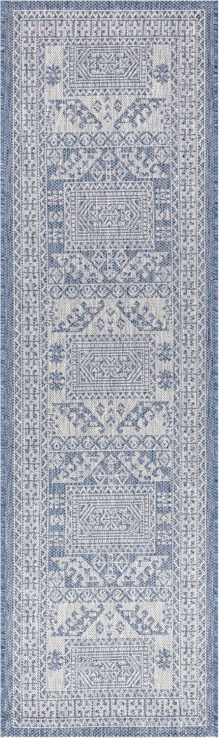 Keen Home Design Terrace Outdoor Runner Rug - 2x6 Washable Indoor/Outdoor Rug for Patio, Kitchen, Balcony, Beach, Garden, Deck and Porch, Size: 2'2"x5'7"