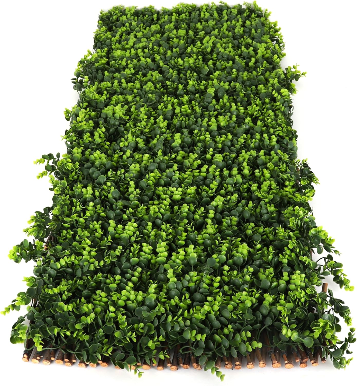 3rd Street Inn™ Leaf Trellis - Bamboo Greenery Panel - Boxwood and Ivy Privacy Fence Substitute - DIY Flexible Fencing (1, Wintergreen)