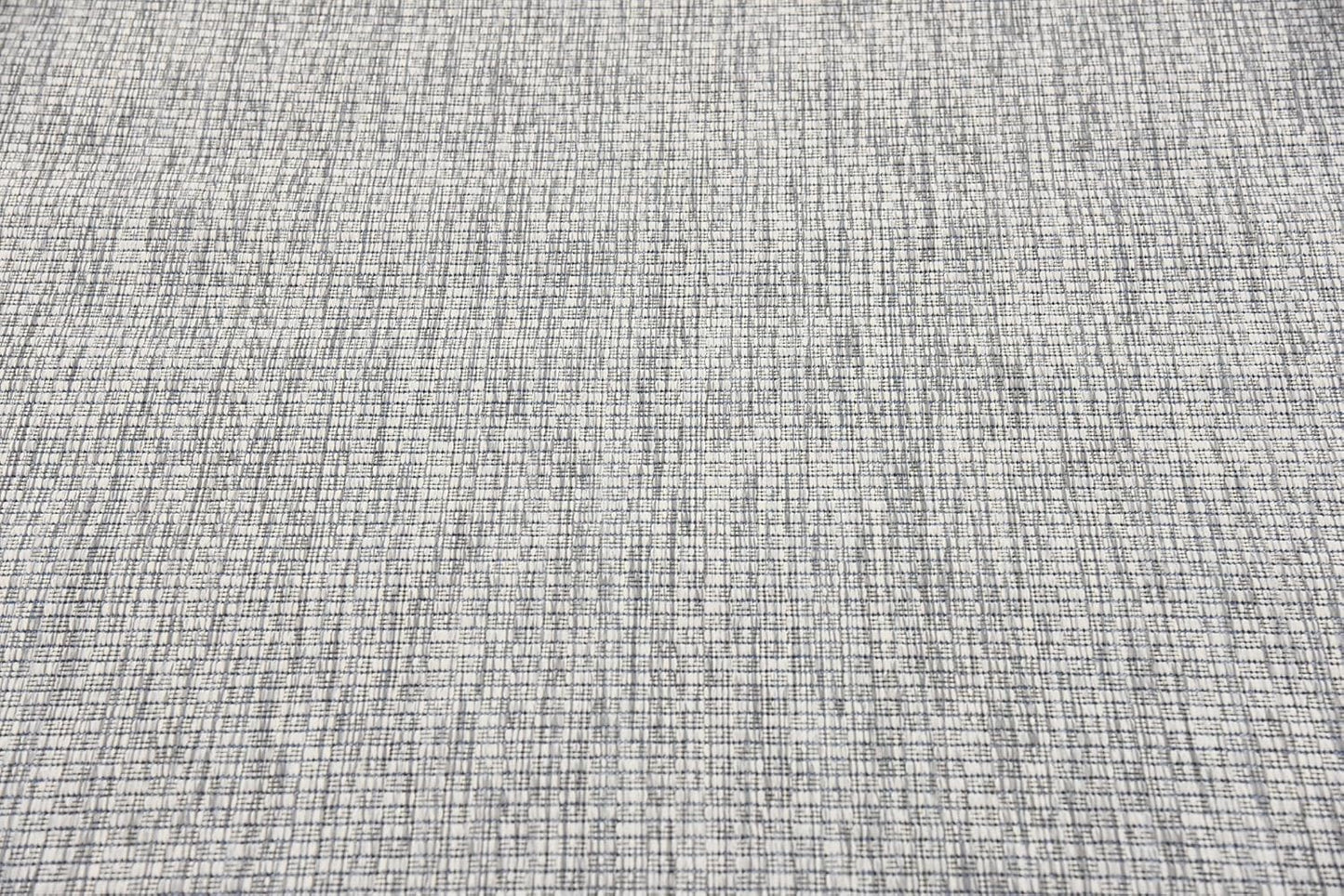 Unique Loom Collection Casual Transitional Solid Heathered Indoor/Outdoor Flatweave Area Rug (6' 1" x 9' Rectangle, Light Gray/Ivory)