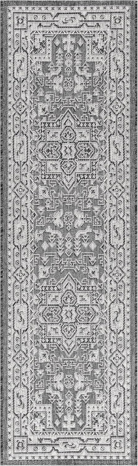 Keen Home Design Terrace Outdoor Runner Rug - 2x8 Washable Indoor/Outdoor Rug for Patio, Kitchen, Balcony, Beach, Garden, Deck and Porch, Size: 2'2"x7'7"