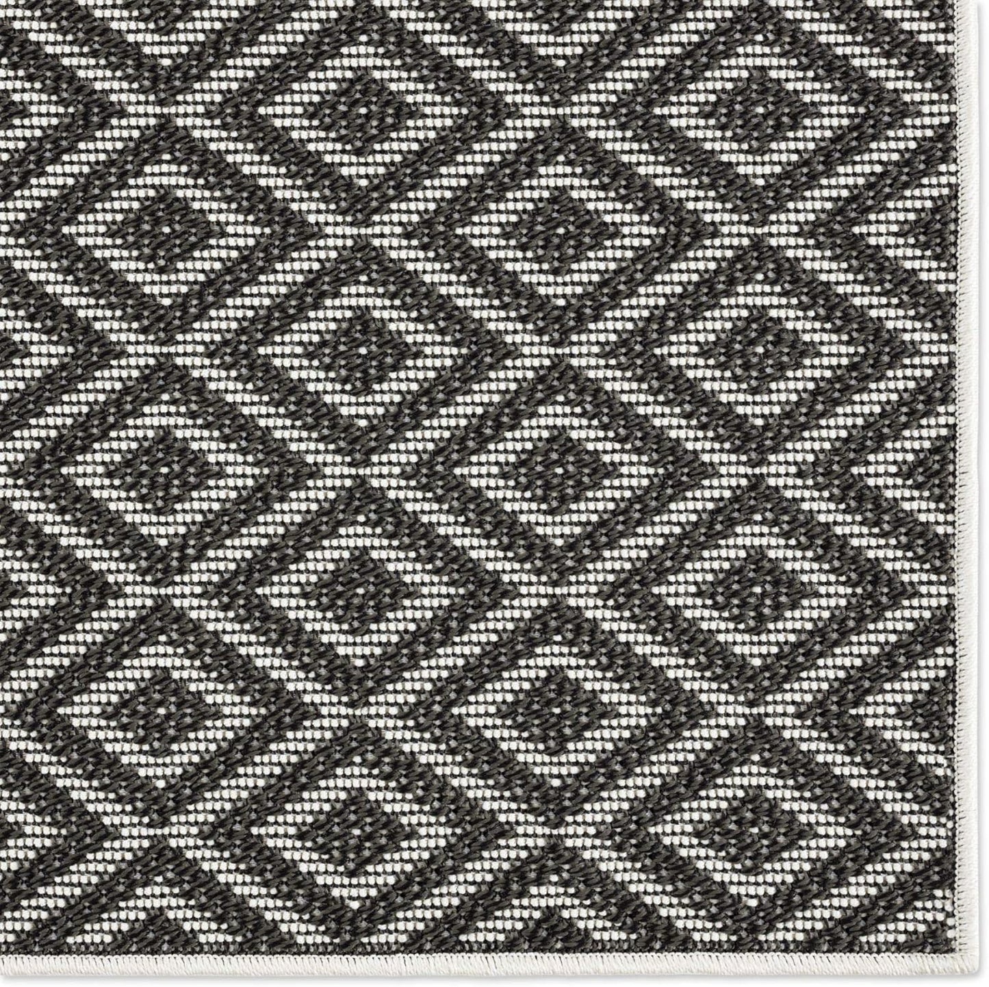 Home Dynamix Tripoli Lydia Indoor/Outdoor Area Rug 5'3"x7'3", Modern Dark Gray