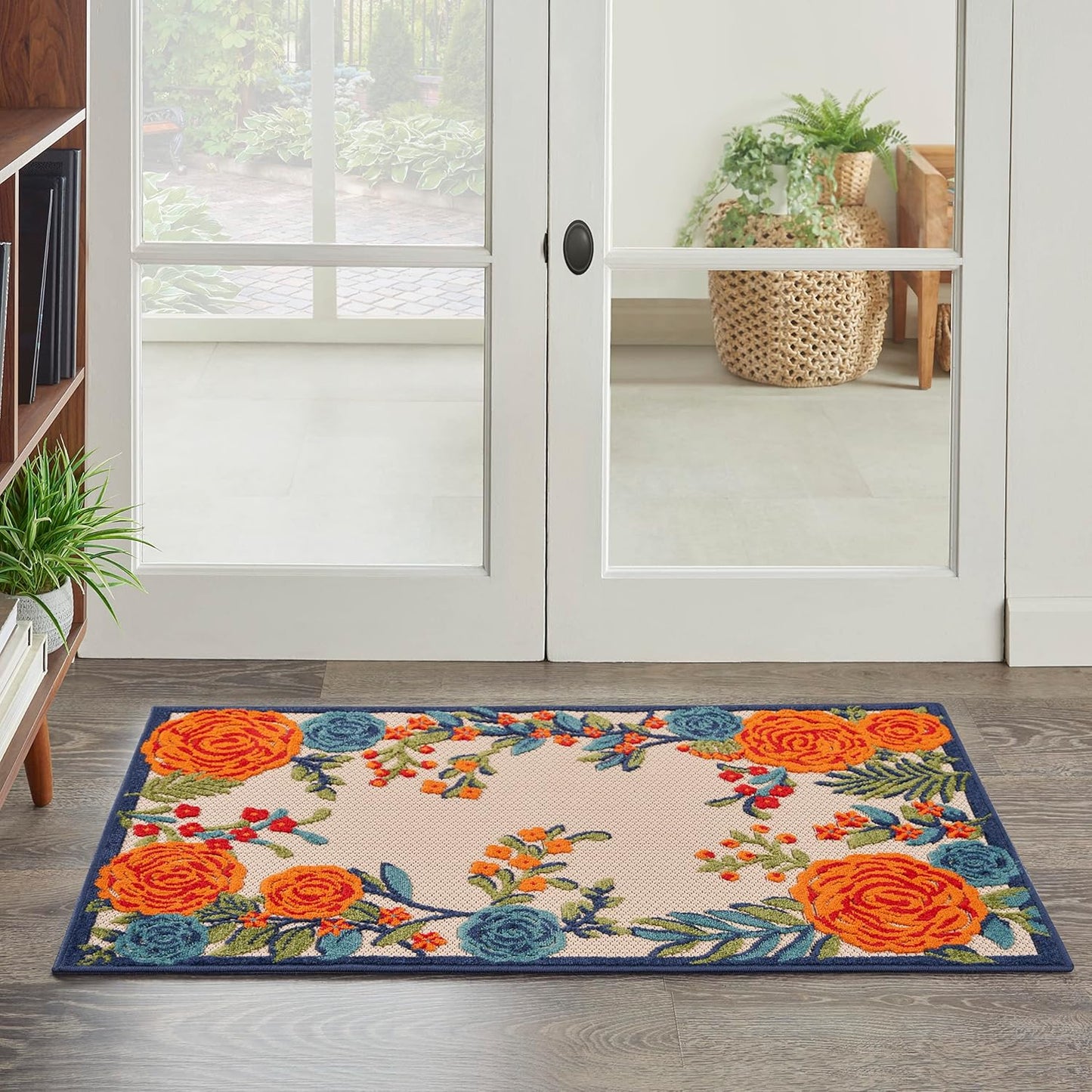 Nourison Home Aloha 3' x 4' Multicolor Fabric Contemporary Area Rug (3' x 4')