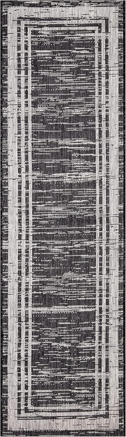 Keen Home Design Outdoor Runner Rug - 2x8 Washable Indoor/Outdoor Rug for Patio, Balcony, Kitchen, Garden, Beach, Deck and Porch. Size: 2'2" x 7'7"