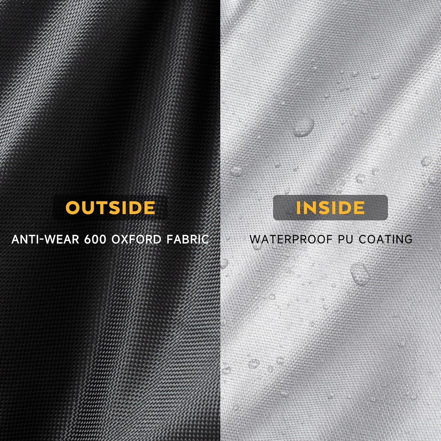 Grill Cover for GasOne 26 in Flat Top Gas Grill with 3 Burners, Heavy-Duty 600D Tabletop BBQ Cover for Gas One Portable Tabletop Griddle