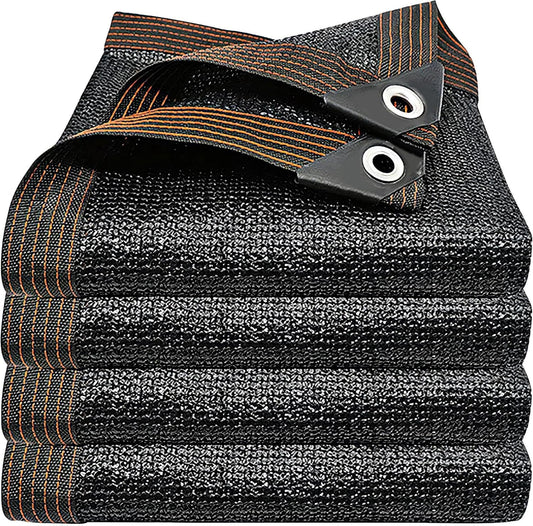 winemana 90% Shade Cloth, Dog Kennel Shade Cover, 6.5 x 10 FT Sturdy Durable Sunblock Shade Mesh Tarp with Grommets for Patio Plants Greenhouse Chicken Coop Porch