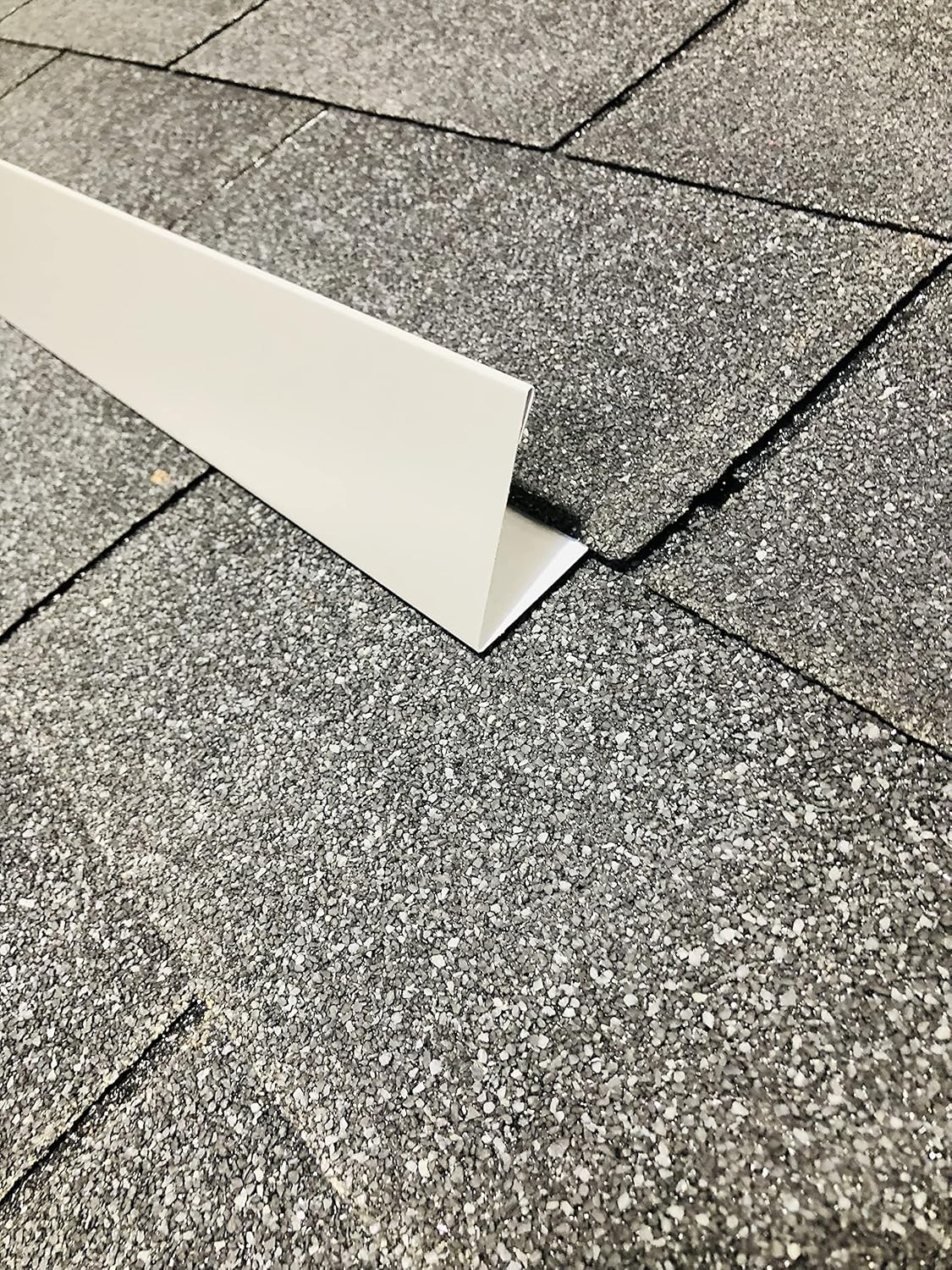 EAGLE 1- Shingle Roof Rain Diverter 40 Inches Long- 26 Gauge Material- Easy to Install- Includes Stainless Steel Nails (2, Charcoal Grey)