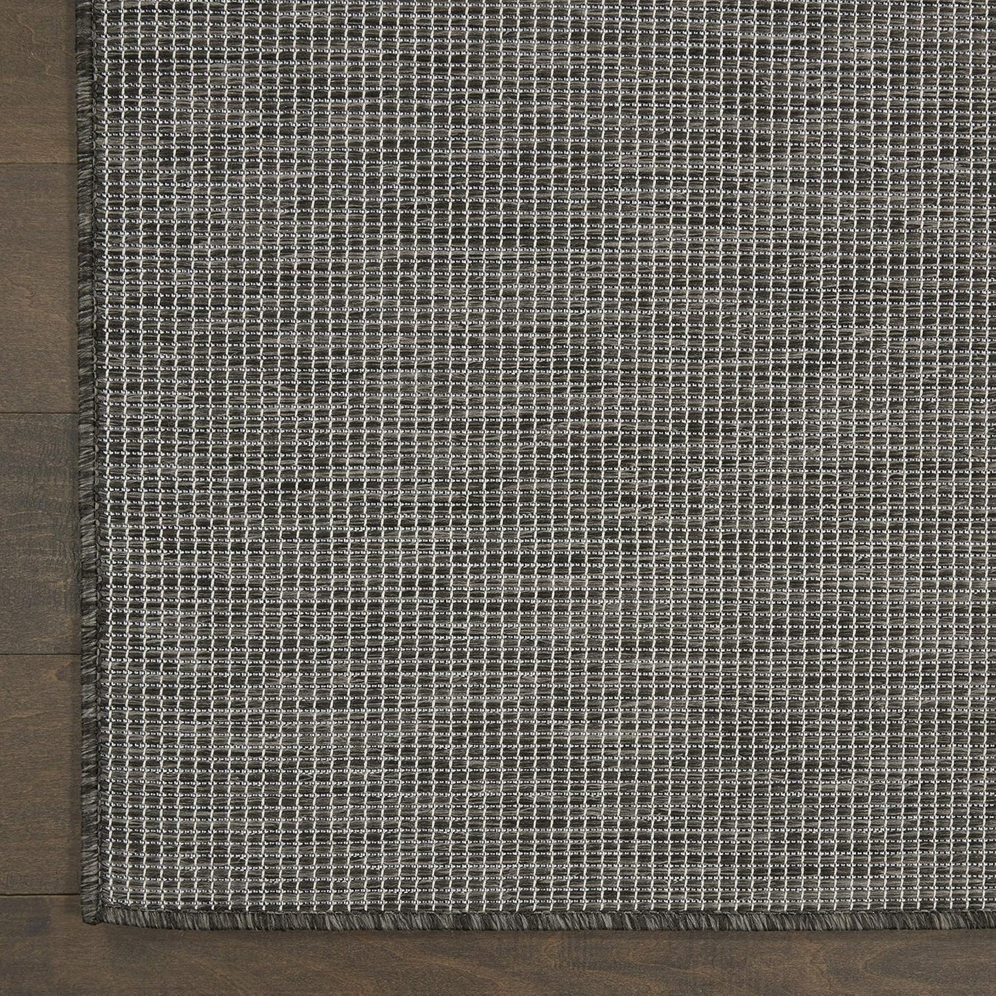 Nourison Home Positano 8' Runner Charcoal Fabric Modern Area Rug (8' Runner)