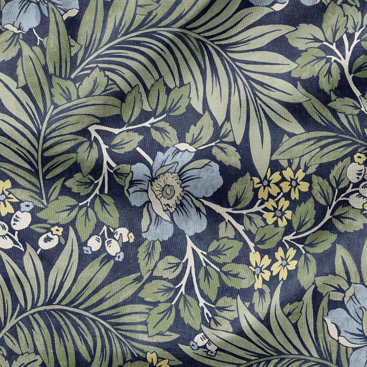 Arden Indoor/Outdoor Foam Seat Pad, 2 Pack, 17 x 16, Patio Cushion, Water Repellent, Fade Resistant, Foam Cushion Sapphire Morrison Floral